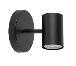 Sigma Kleine Wandleuchte Schwarz Metall B:10 cm E27 Modern< Wandleuchten|Küchenlampen
