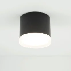 Nowodvorski Kleiner Deckenspot Schwarz GX53 Ø 8,5 cm Aluminium Modern< Spots|Flurlampen