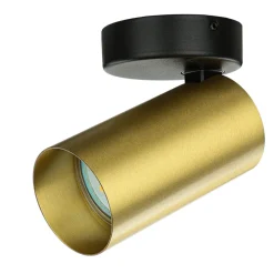 Nowodvorski Kleiner Deckenstrahler Messing H:13cm GU10 elegant< Spots|Wandleuchten