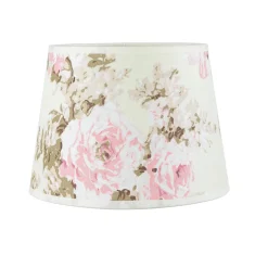 Lampenschirme*Duolla Kleiner Lampenschirm Tischlampe Stoff Blumen E14