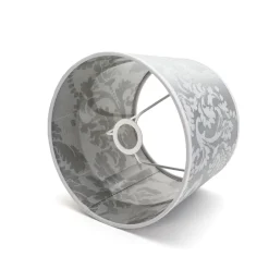 Duolla Kleiner Lampenschirm Tischleuchte Stoff Silber< Lampenschirme