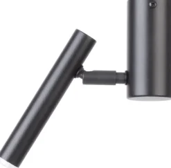 Sigma Kleiner Wandstrahler Schwarz schwenkbar Metall B:12 cm< Spots|Wandleuchten