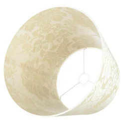 Lampenschirme*Duolla Konischer Lampenschirm Hängelampe Weiß E27 Stoff