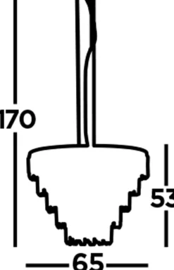 Searchlight Kronleuchter Art Déco Ø 65 cm Kristall Rauchglas 9x E14< Wohnzimmerlampen|Glaslampen