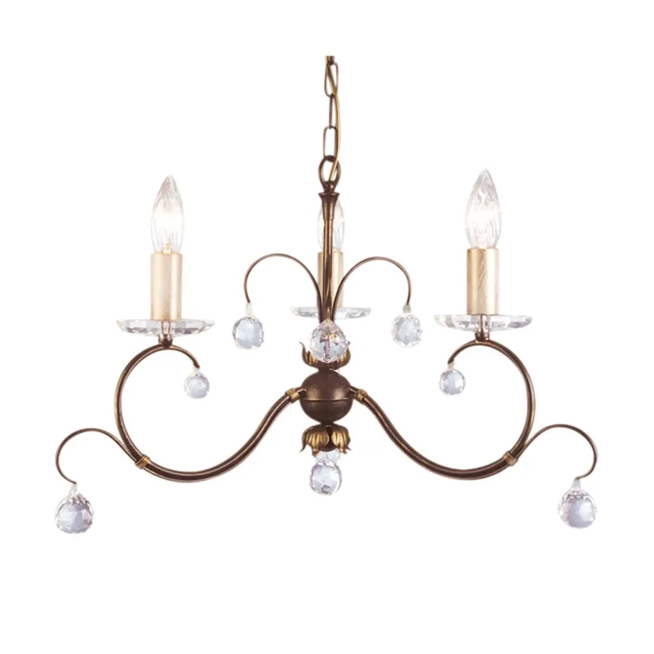 Elstead Kronleuchter CANDELA 11 Bronze verstellbar Lampe< Designerlampen|Kristalllampen