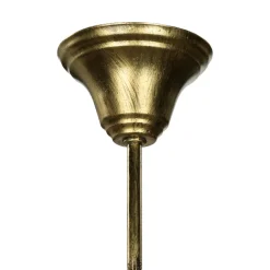 Hängelampen|Esszimmer Lampen*Emibig Kronleuchter Gold Metall Rustikal 6-flammig E14