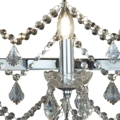 Searchlight Kronleuchter in Chrom 14-flammig E14 L:128 cm länglich< Bürolampen|Wohnzimmerlampen