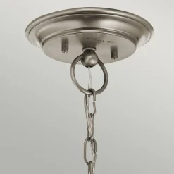 Elstead Kronleuchter Jugendstil Glas Metall 3x E27 LIODA< Hängelampen|Jugendstil Lampen