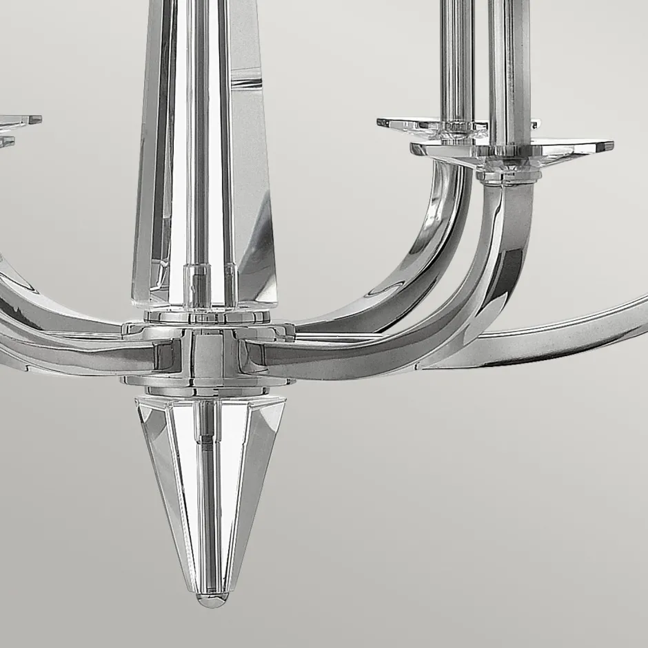 Wohnzimmerlampen|Esszimmer Lampen*Elstead Kronleuchter Kristall Metall 71,1 cm breit E14 Modern