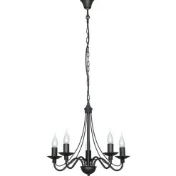 Hängelampen|Esszimmer Lampen*ALDEX Kronleuchter Lüster Pendellampe Schwarz Wohnraum