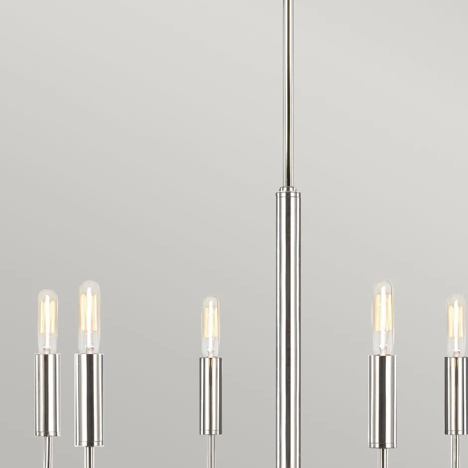 Elstead Kronleuchter Metall E14 61 cm breit höhenverstellbar< Wohnzimmerlampen|Esszimmer Lampen