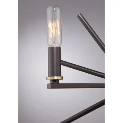 Elstead Kronleuchter Metall 3-flammig verstellbar in Bronze NELI< Hängelampen|Vintage Lampen