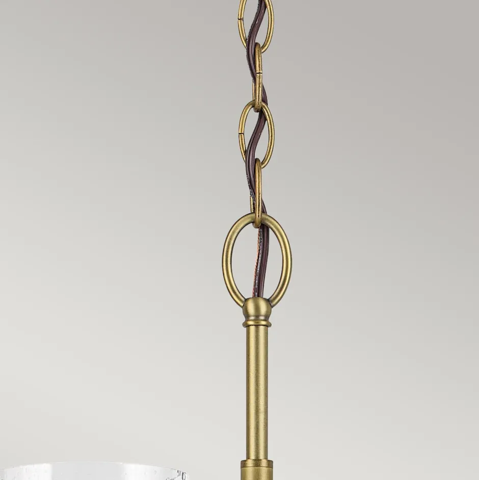 Hängelampen|Wohnzimmerlampen*Elstead Kronleuchter Metall Glas B: 66 cm H: max. 145,2 cm 6x E27