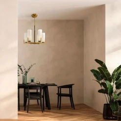 Maytoni Kronleuchter Metall Glas B: 67 cm E27 Modern KAYA< Deckenleuchten|Esszimmer Lampen