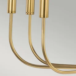 Elstead Kronleuchter Metall Jugendstil in Messing Ø76cm 9-armig< Deckenleuchten|Schlafzimmer Lampen