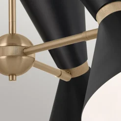 Elstead Kronleuchter Metall verstellbar B: 78 cm 6x E27 Modern< Hängelampen|Wohnzimmerlampen