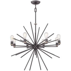 Elstead Kronleuchter NELI in Bronze Antik Ø86cm Lampe< Hängelampen|Moderne Lampen
