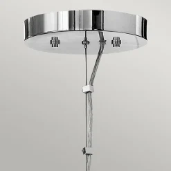 Hängelampen|Moderne Lampen*Elstead Kronleuchter rund Ø 45,7 cm mit G9 LED Metall Glas 3000 K