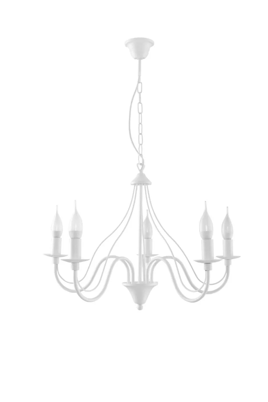 Sollux Kronleuchter rustikal Weiß< Hängelampen|Rustikale Lampen