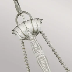 Elstead Kronleuchter Shabby Chic Ø 48,3 cm H: max. 216 cm Grau antik< Hängelampen|Schlafzimmer Lampen