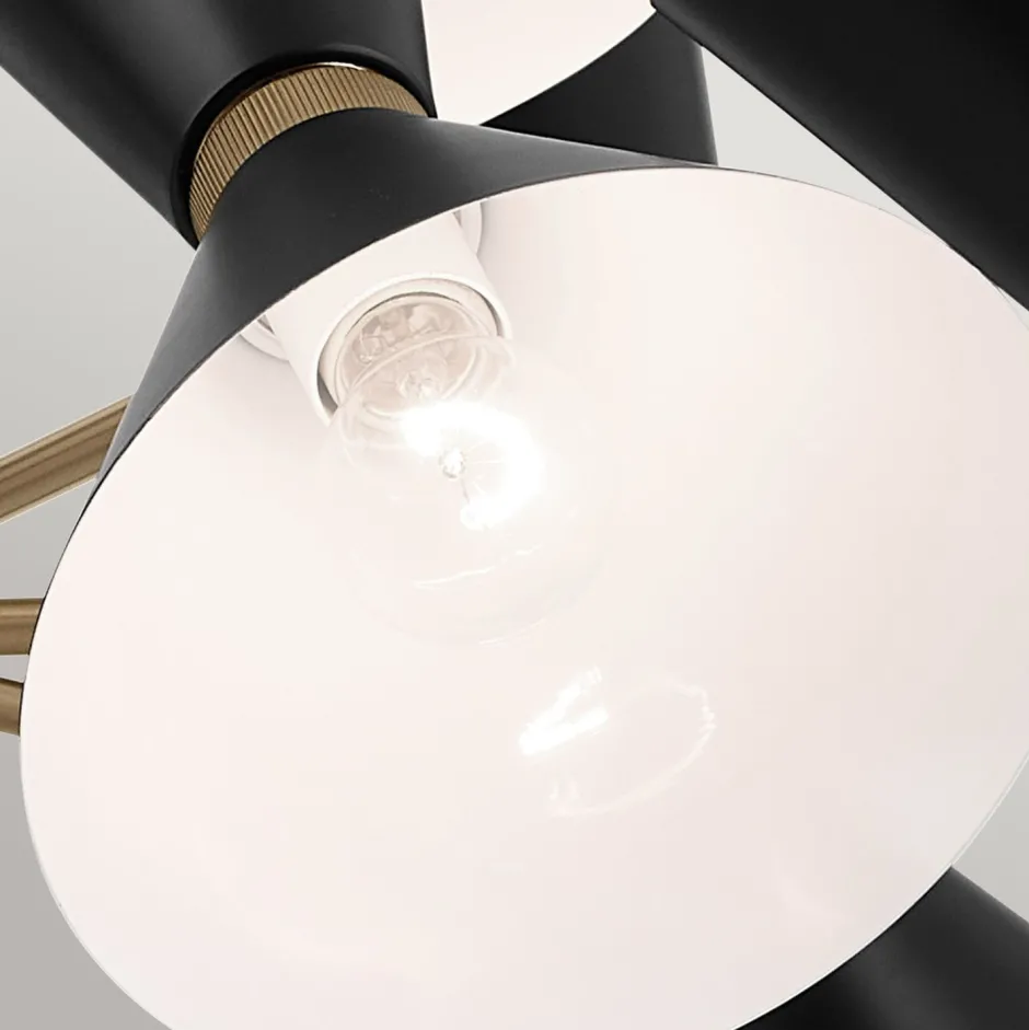 Hängelampen|Wohnzimmerlampen*Elstead Kronleuchter verstellbar B: 98,4 cm 12x Metall E27 Modern