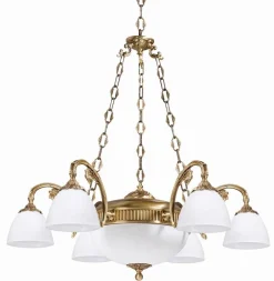 Jugendstil Lampen|Lampen Aus Aller Welt*Giovanni Battista Kronleuchter Weiß