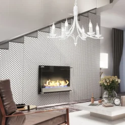 Hängelampen|Kronleuchter*Lamkur Kronleuchter Weiß Rustikal Metall Ø58cm 6-armig E14