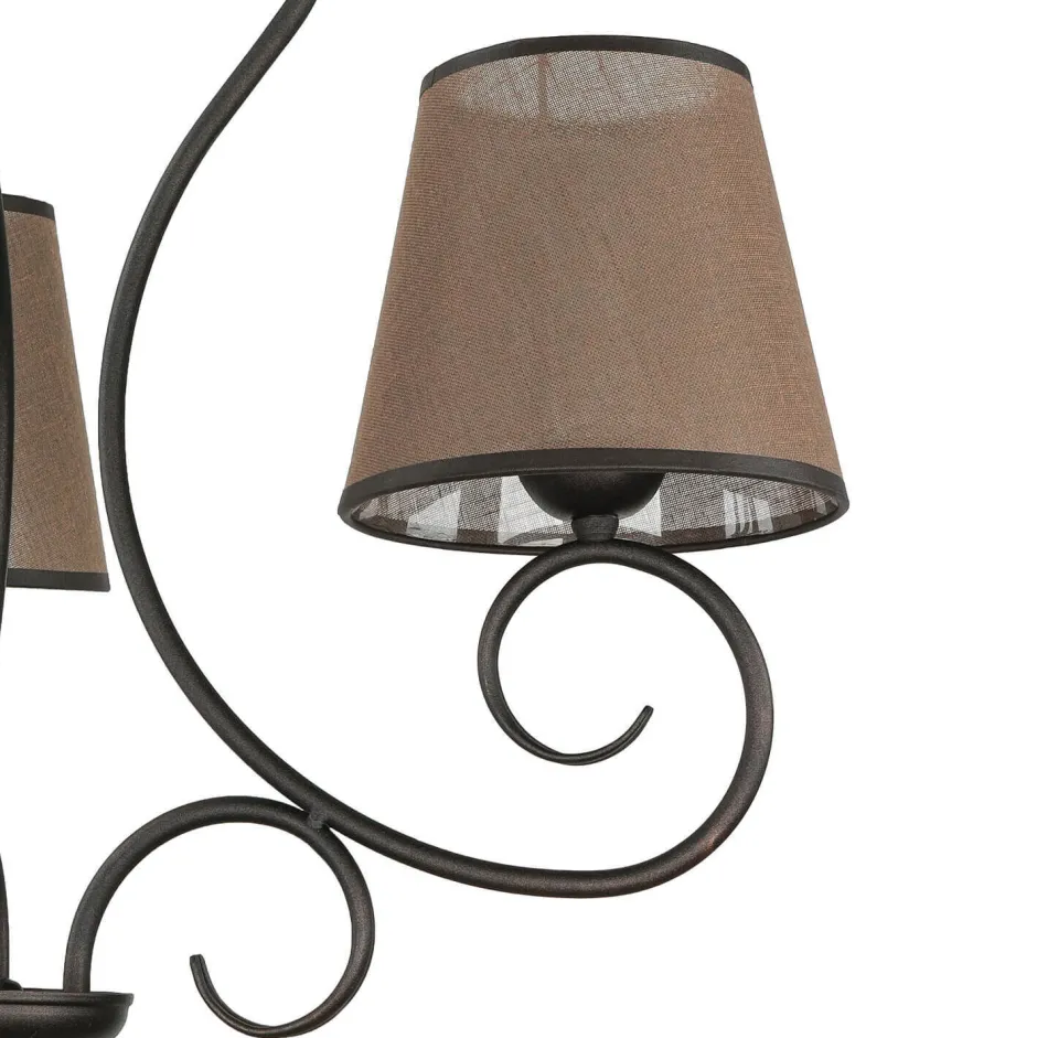 Hängelampen|Esszimmer Lampen*Lamkur Kronleuchter 3xE27 Landhaus Esstisch gemütlich