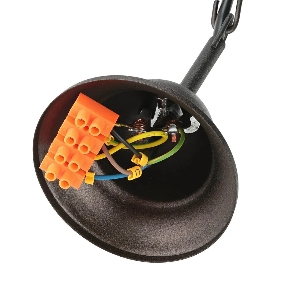 Hängelampen|Esszimmer Lampen*Lamkur Kronleuchter 3xE27 Landhaus Esstisch gemütlich