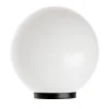 Kugellampen|Wegeleuchten*SU-MA Kugel Gartenleuchte Weiß Ø40cm rund KULKA