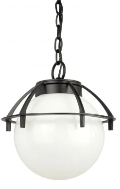 Vintage Lampen|Metall Lampen*SU-MA Kugel Hängeleuchte NINETTE Ø25cm IP43 Vintage