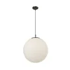 Searchlight Kugel Pendelleuchte Glasschirm Metall B:30 cm blendarm< Wohnzimmerlampen|Esszimmer Lampen