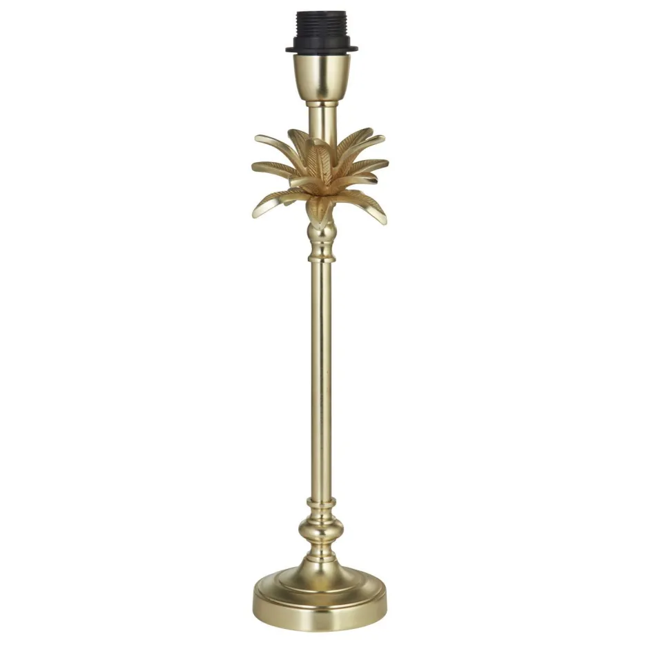 Searchlight Lampenfuß für Tischlampe E27 H: 45 cm Ø 11 cm in Messing< Lampengestelle