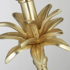 Searchlight Lampenfuß für Tischlampe E27 H: 45 cm Ø 11 cm in Messing< Lampengestelle