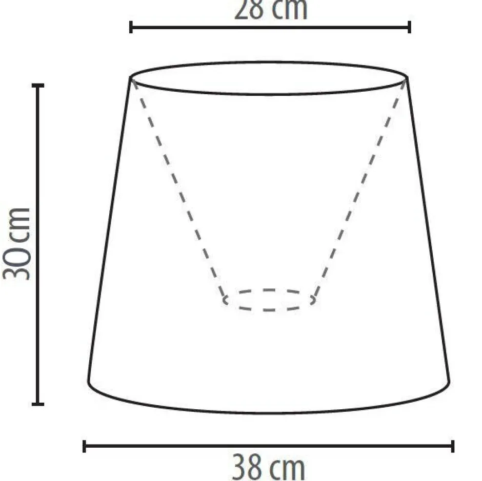 Lampenschirme*Duolla Lampenschirm Gold Stoff Muster E27 Stehleuchte WILLOW
