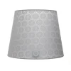 Duolla Lampenschirm Grau Stehleuchte E27 gehäkelter Stoff< Lampenschirme