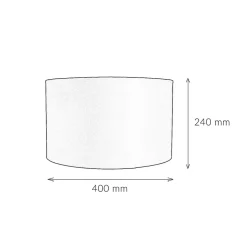 Searchlight Lampenschirm Hängelampe Schwarz Gold Ø 40 cm Stoff Modern< Lampenschirme|Stofflampen