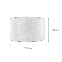 Searchlight Lampenschirm Samt D: 28 cm in Pink Silber rund< Lampenschirme|Stofflampen