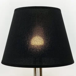 Lampenschirme*Duolla Lampenschirm Stoff für Tischlampe Schwarz E14