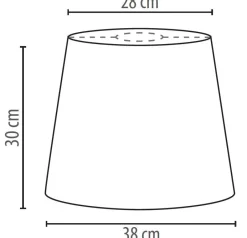 Lampenschirme*Duolla Lampenschirm Stoff Silber Muster E27 Pendelleuchte