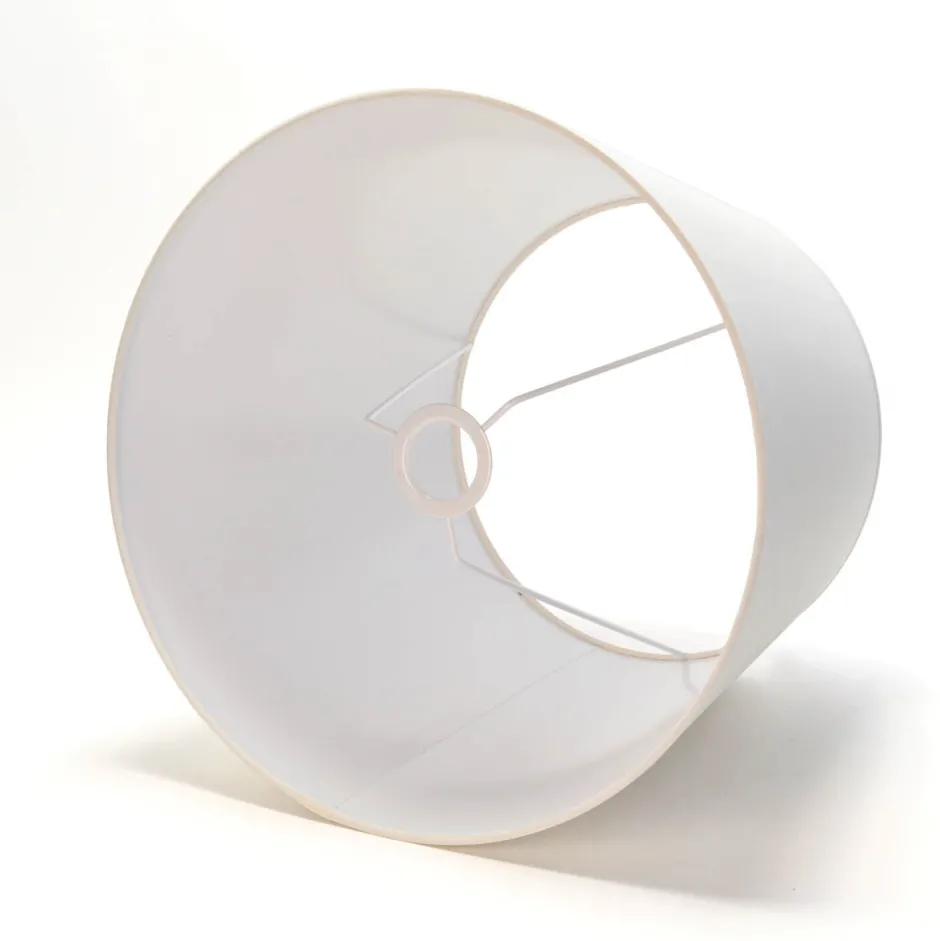 Lampenschirme*Duolla Lampenschirm Weiß Stoff für Stehlampe E27