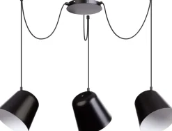 Sigma Lange Hängelampe Jawa 3 flexible Pendel Schwarz< Hängelampen|Moderne Lampen