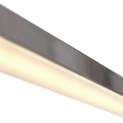 Deckenleuchten|Led Lampen*Steinhauer Lange LED Deckenlampe dimmbar in Stahl 122 cm 4000 K