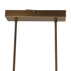 Deckenleuchten|Led Lampen*Steinhauer Lange LED Deckenleuchte in Bronze 122 cm 4000 K dimmbar