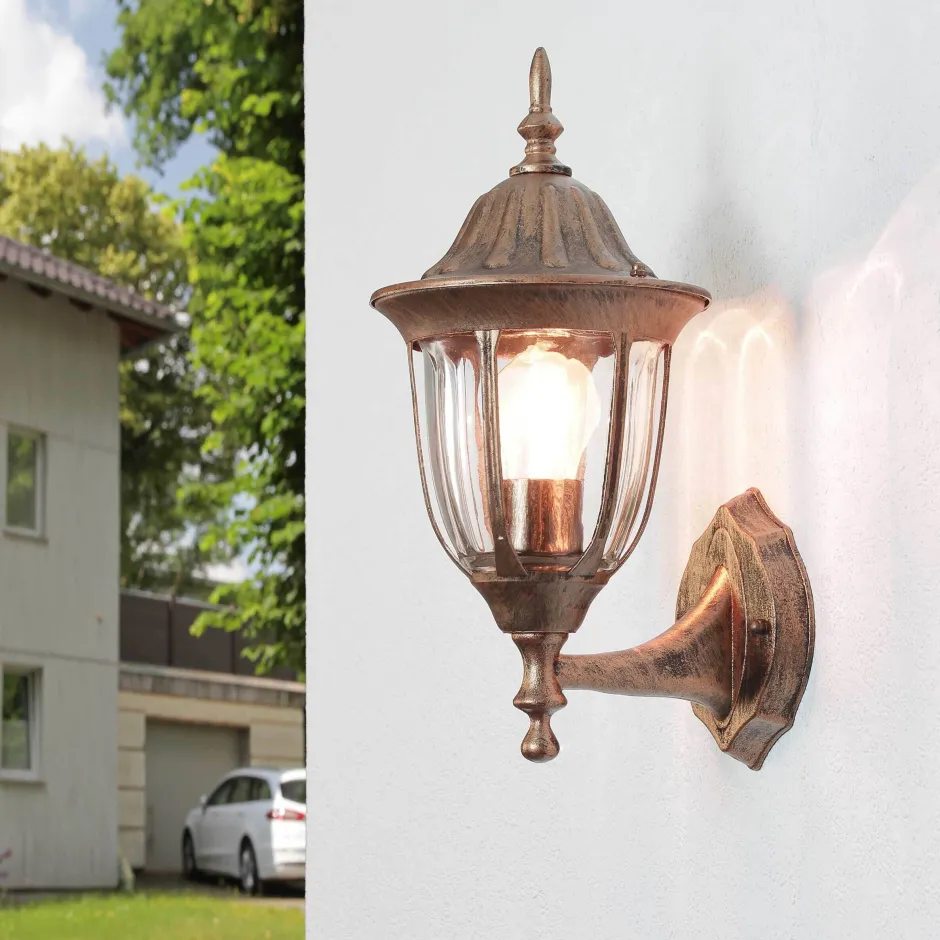 Easylight Laterne Wandlampe Außen rustikal wetterfest MILANO< Außenwandleuchten|Rustikale Lampen