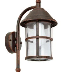 Eglo Laternen Wandaußenleuchte San Telmo Antikbraun< Außenwandleuchten|Rustikale Lampen