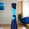 Retro Lampen|Lavalampen*Easylight Lavalampe "Ringo" blau