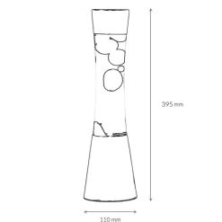 Easylight Lavalampe Ringo Rot< Retro Lampen|Lavalampen