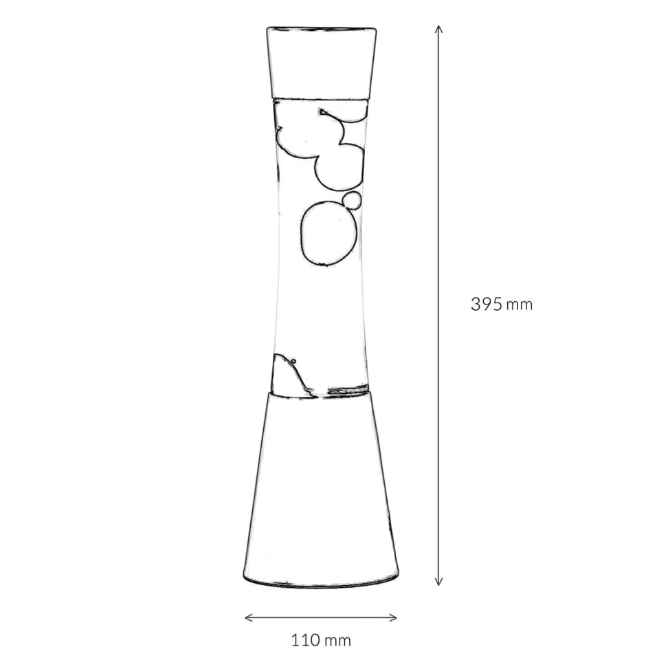 Easylight Lavalampe Ringo Rot< Retro Lampen|Lavalampen