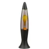 Lavalampen*Easylight Lavalampe Schwarz Grau Gelb Retro 40 cm hoch dekorativ ROXY
